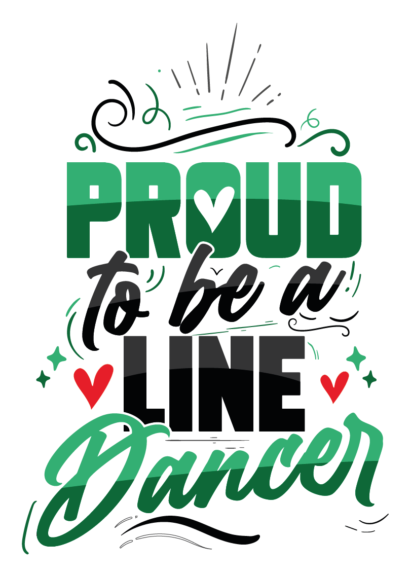 Proud to be a Line Dancer Stickers