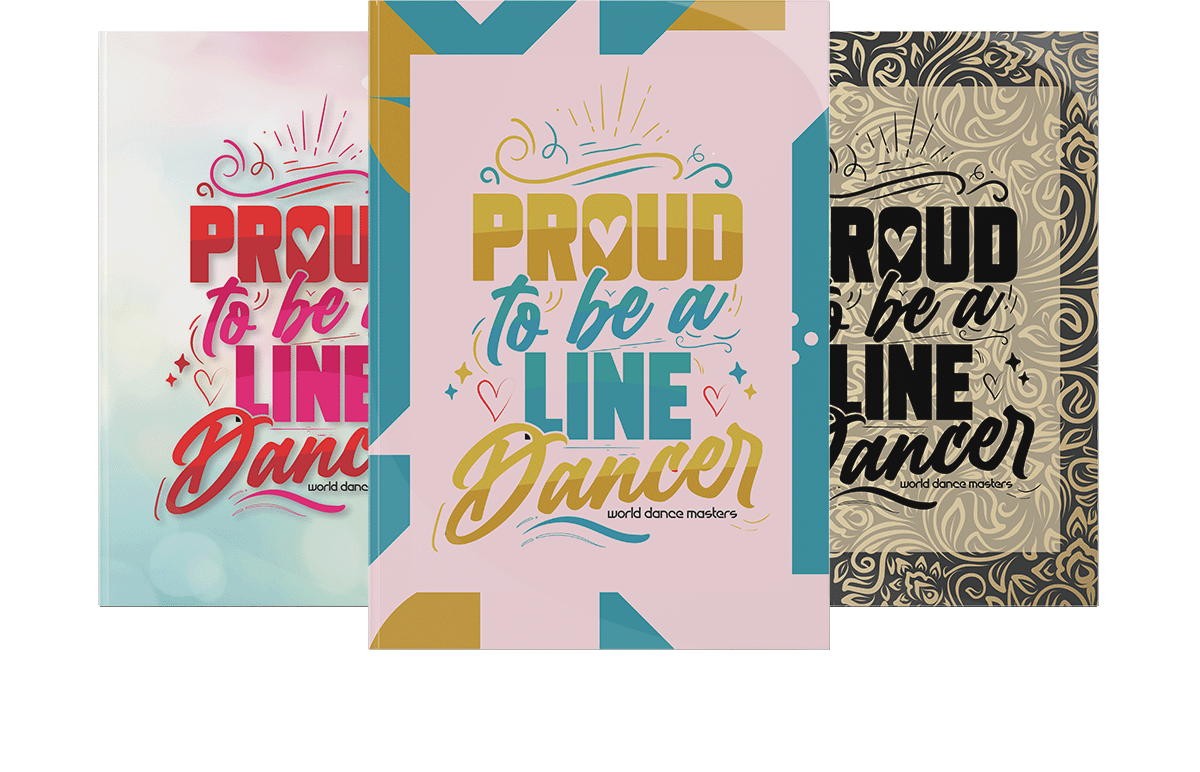 Proud to be a Line Dancer Lined Notebooks