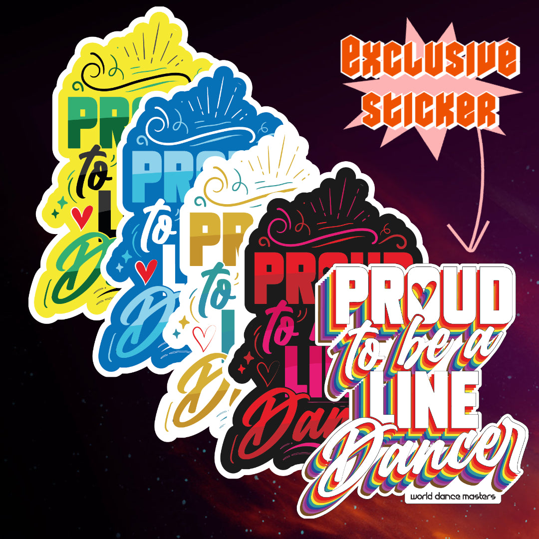 Proud to be a Line Dancer Stickers