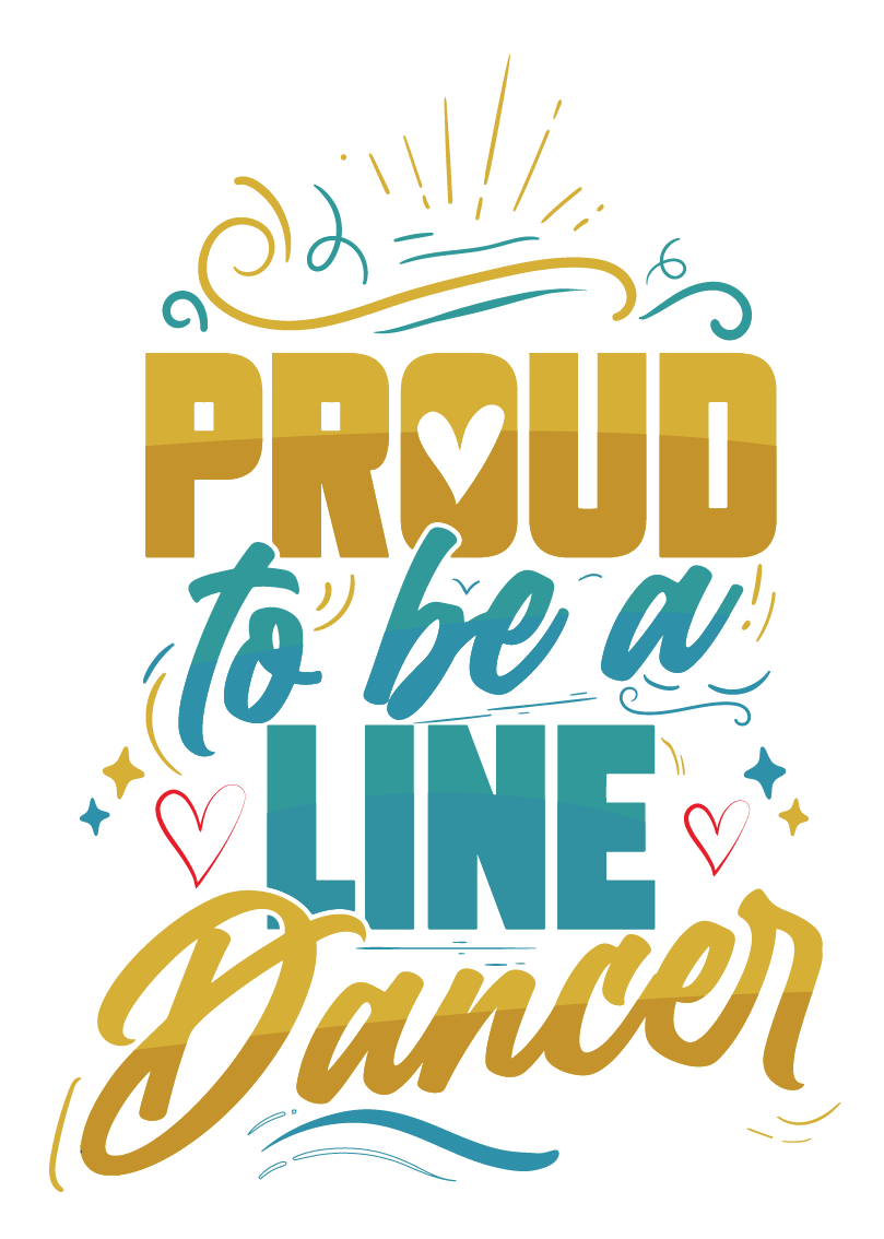 Proud to be a Line Dancer Stickers