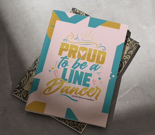 Proud to be a Line Dancer Lined Notebooks