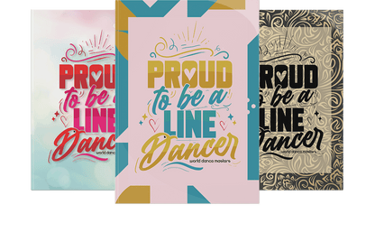 Proud to be a Line Dancer Lined Notebooks