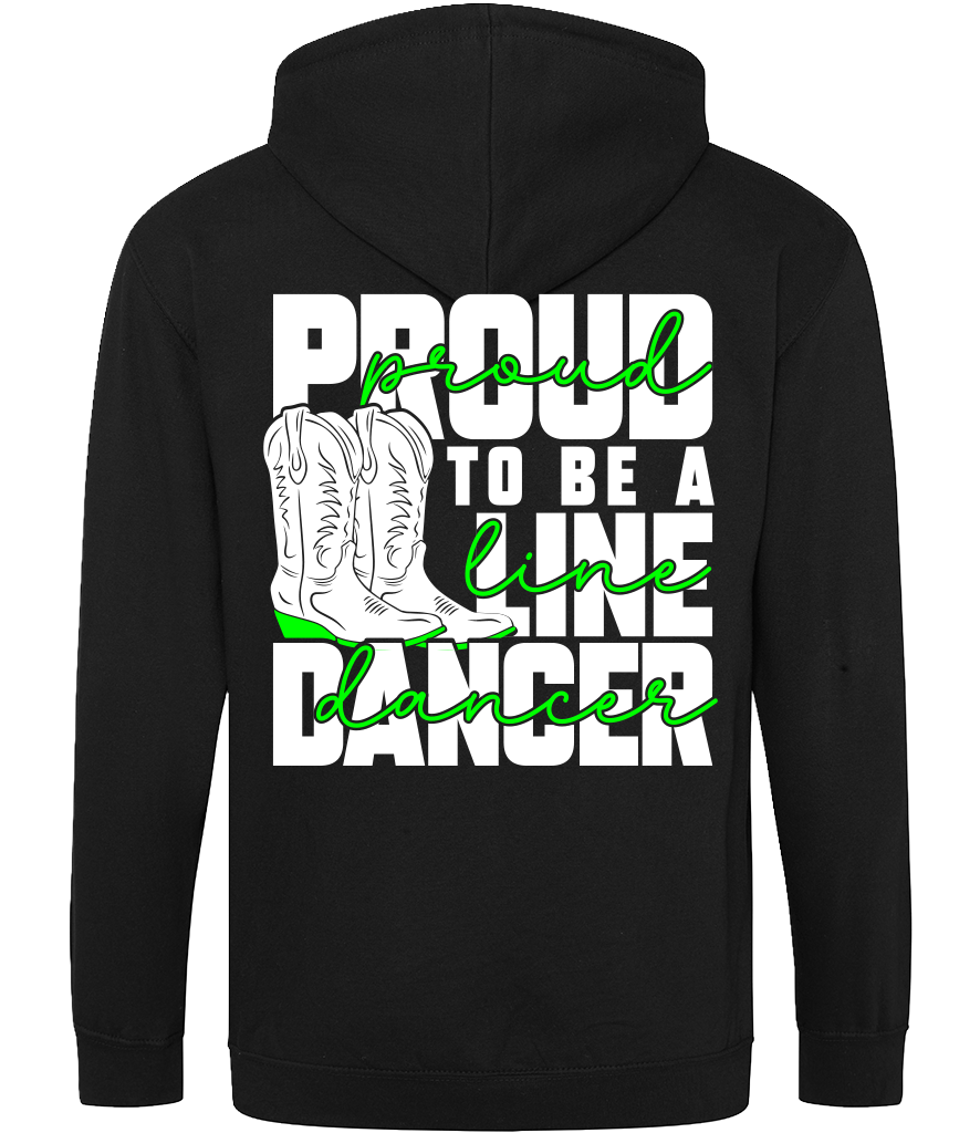 "Proud to be a Line Dancer" Zip Jacket