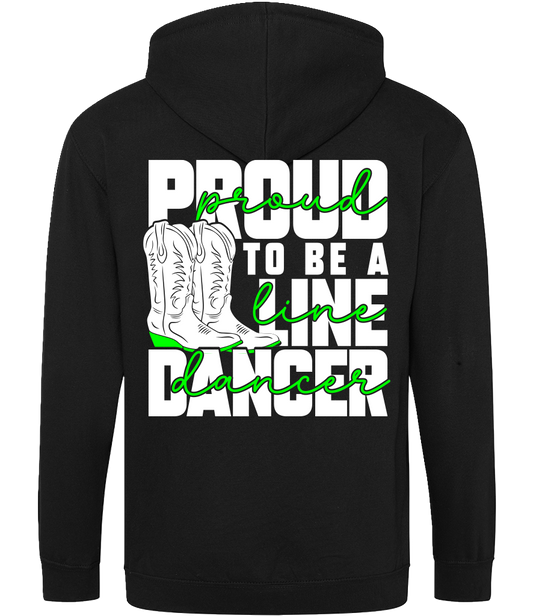 "Proud to be a Line Dancer" Zip Jacket