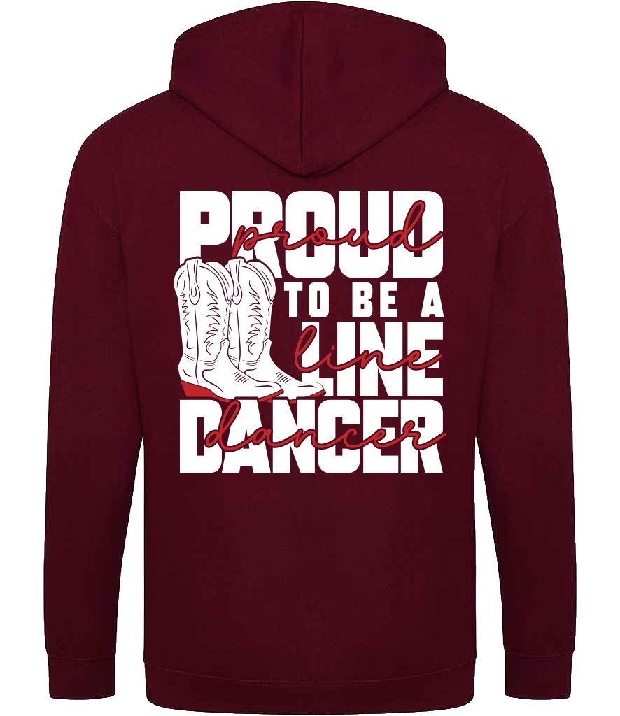 "Proud to be a Line Dancer" Zip Jacket