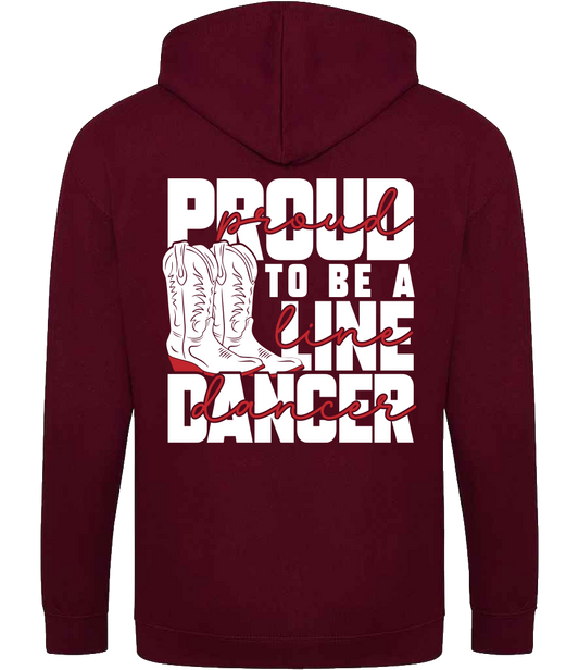 "Proud to be a Line Dancer" Zip Jacket